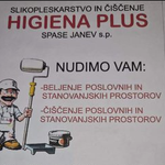 Higiena Plus, pleskanje in čiščenje, Spase Janev s.p. - Logotip