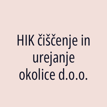 HIK čiščenje in urejanje okolice d.o.o. - Logotip