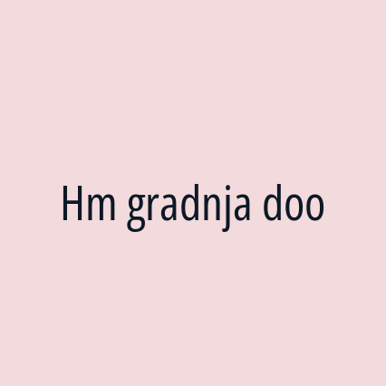 Hm gradnja doo - Logotip