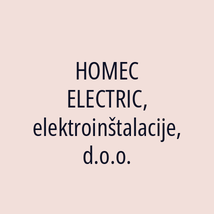 HOMEC ELECTRIC, elektroinštalacije, d.o.o. - Logotip