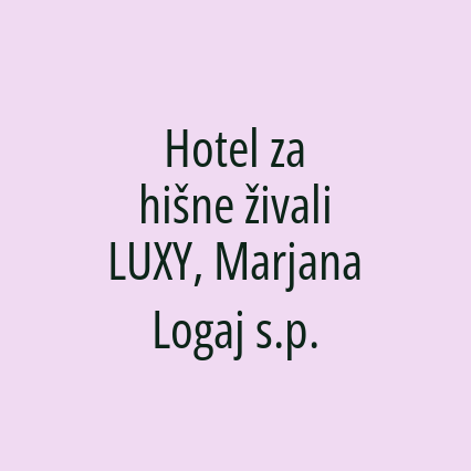 Hotel za hišne živali LUXY, Marjana Logaj s.p. - Logotip