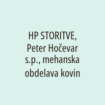 HP STORITVE, Peter Hočevar s.p., mehanska obdelava kovin - Logotip