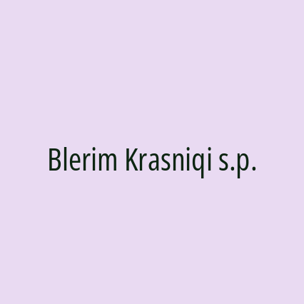 Blerim Krasniqi s.p.