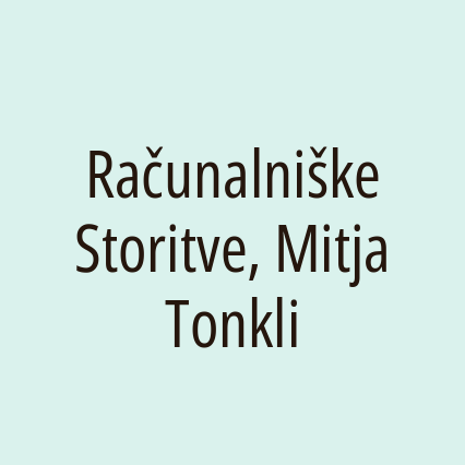 Računalniške Storitve, Mitja Tonkli