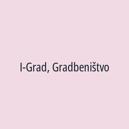 I-Grad, Gradbeništvo - Logotip