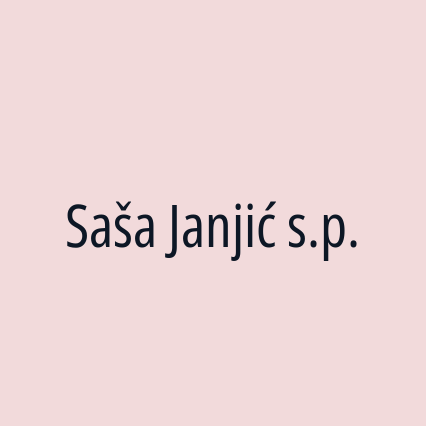 Saša Janjić s.p.