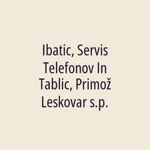 Ibatic, Servis Telefonov In Tablic, Primož Leskovar s.p. - Logotip