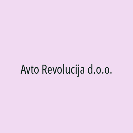 Avto Revolucija d.o.o.