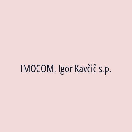 IMOCOM, Igor Kavčič s.p. - Logotip