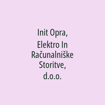 Init Opra, Elektro In Računalniške Storitve, d.o.o. - Logotip