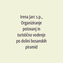 Irena Jarc, pionir organiziranih potovanj in turističnega vodenja po dolini bosanskih piramid - Logotip