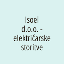 Isoel d.o.o. - električarske storitve - Logotip