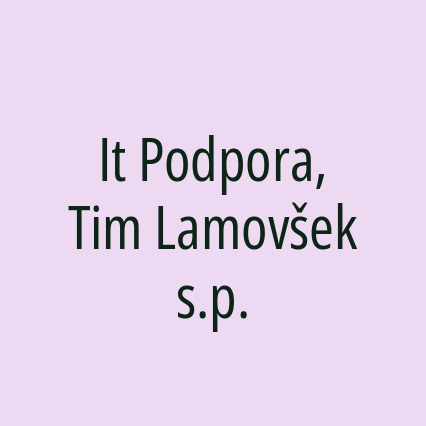 It Podpora, Tim Lamovšek s.p. - Logotip