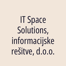 IT Space Solutions, informacijske rešitve, d.o.o. - Logotip