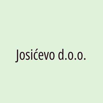 Josićevo d.o.o.