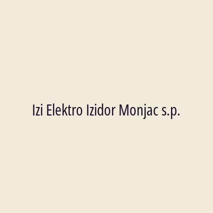 Izi Elektro Izidor Monjac s.p.