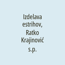 Izdelava estrihov, Ratko Krajinović s.p. - Logotip