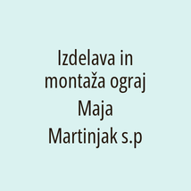 Izdelava in montaža ograj Maja Martinjak s.p - Logotip