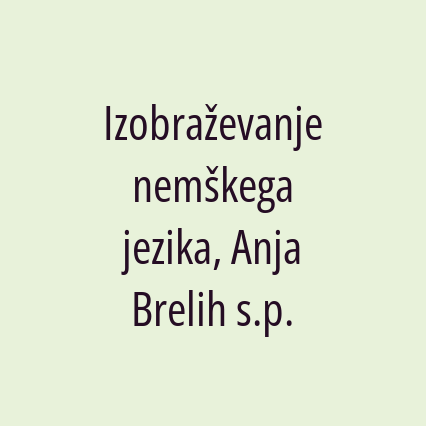 Izobraževanje nemškega jezika, Anja Brelih s.p. - Logotip