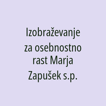 Izobraževanje za osebnostno rast Marja Zapušek s.p. - Logotip
