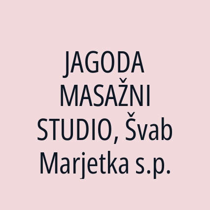JAGODA MASAŽNI STUDIO, Švab Marjetka s.p. - Logotip