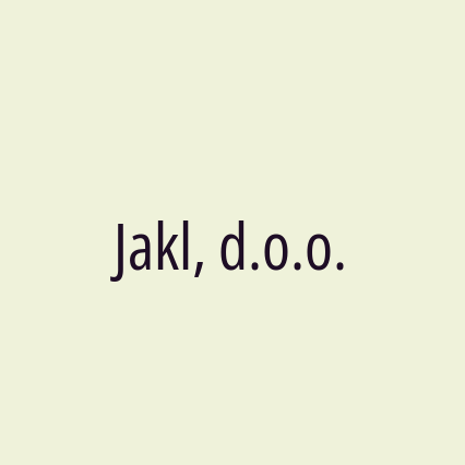 Jakl, d.o.o. - Logotip