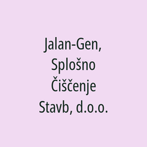 Jalan-Gen, Splošno Čiščenje Stavb, d.o.o. - Logotip