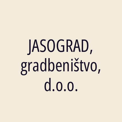 JASOGRAD, gradbeništvo, d.o.o. - Logotip