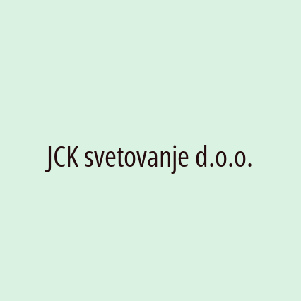 JCK svetovanje d.o.o. - Logotip