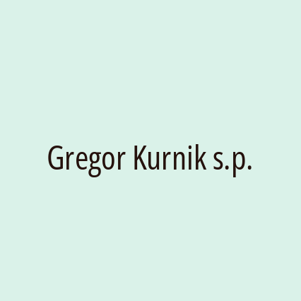 Gregor Kurnik s.p.