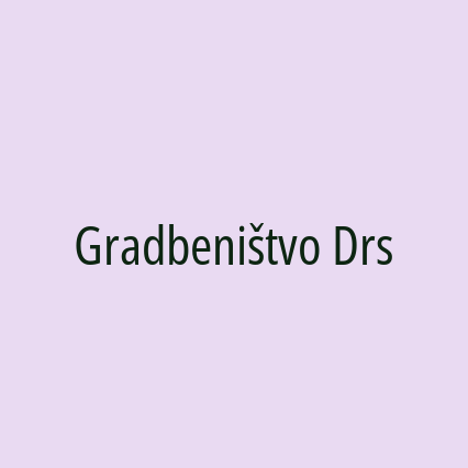 Gradbeništvo Drs