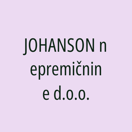 JOHANSON nepremičnine d.o.o. - Logotip