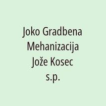 Joko Gradbena Mehanizacija Jože Kosec s.p. - Logotip