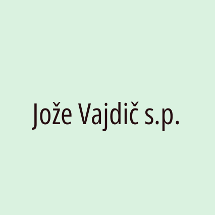 Jože Vajdič s.p. - Logotip