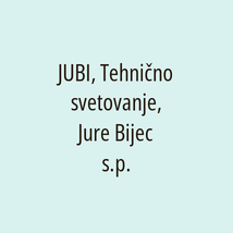 JUBI, Tehnično svetovanje, Jure Bijec s.p. - Logotip