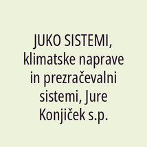 JUKO SISTEMI, klimatske naprave in prezračevalni sistemi, Jure Konjiček s.p. - Logotip