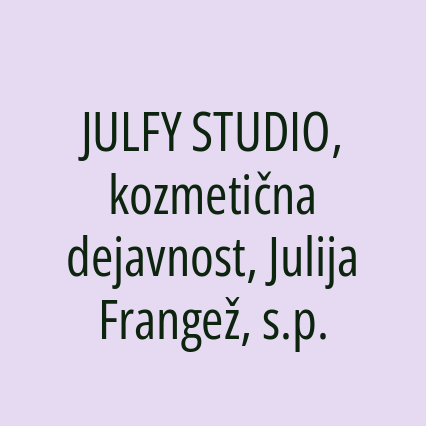 JULFY STUDIO, kozmetična dejavnost, Julija Frangež, s.p. - Logotip