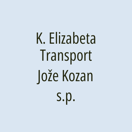 K. Elizabeta Transport Jože Kozan s.p. - Logotip