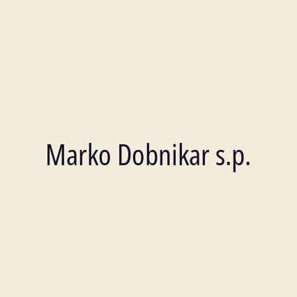Marko Dobnikar s.p.