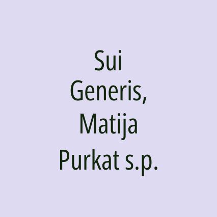 Sui Generis, Matija Purkat s.p.