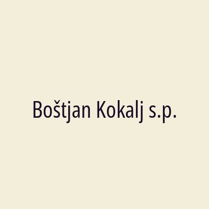 Boštjan Kokalj s.p.