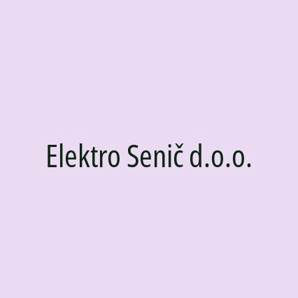 Elektro Senič d.o.o.