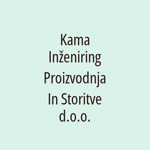 Kama Inženiring Proizvodnja In Storitve d.o.o. - Logotip