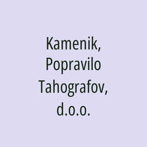 Kamenik, Popravilo Tahografov, d.o.o. - Logotip