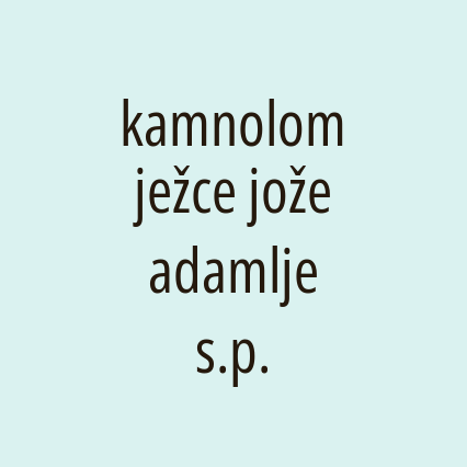 kamnolom ježce jože adamlje s.p. - Logotip