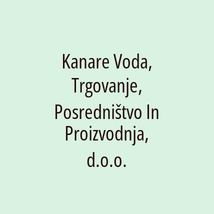 Kanare Voda, Trgovanje, Posredništvo In Proizvodnja, d.o.o. - Logotip