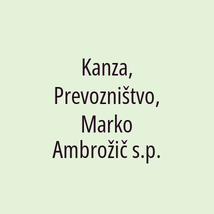 Kanza, Prevozništvo, Marko Ambrožič s.p. - Logotip