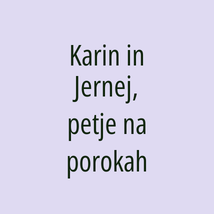 Karin in Jernej, petje na porokah - Logotip