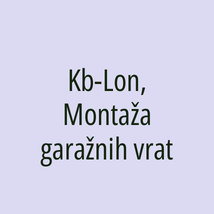 Kb-Lon, Montaža garažnih vrat - Logotip