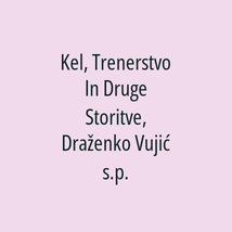 Kel, Trenerstvo In Druge Storitve, Draženko Vujić s.p. - Logotip